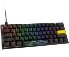 Ducky One 2 Pro Mini žaidimų klaviatūra RGB LED – Cherry Silent Raudona US išdėstymas