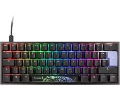 Ducky One 2 Pro Mini Klaviatūra žaidimams, RGB LED - Cherry Sidabrinis