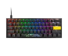 Ducky One 2 Pro Mini žaidimų klaviatūra, RGB LED – Gateron Geltona US išdėstymas