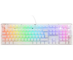 Ducky One 3 Aura Baltas Klaviatūra žaidimams, RGB LED - Kailh Jellyfish Y