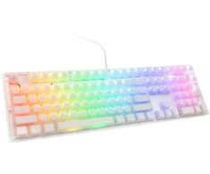 Ducky One 3 Aura Baltas žaidimų klaviatūra RGB LED – MX-Brown US išdėstymas