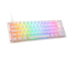 Klaviatūra Ducky Ducky One 3 Aura Baltas Mini Klaviatūra žaidimams, RGB LED - MX-Silent-Raudona