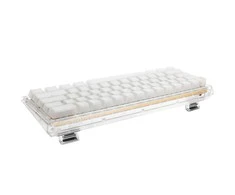 Ducky One 3 Aura Baltas Mini žaidimų klaviatūra, RGB LED – MX-Mėlyna US išdėstymas