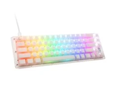 Ducky One 3 Aura Baltas SF žaidimų klaviatūra, RGB LED – MX-Brown US išdėstymas