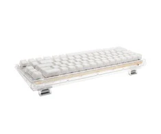 Ducky One 3 Aura Baltas SF žaidimų klaviatūra, RGB LED – MX-Silent-Raudona US išdėstymas