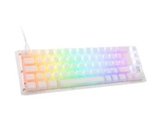 Ducky One 3 Aura Baltas SF Klaviatūra žaidimams, RGB LED - MX-Speed-Sidabrinis
