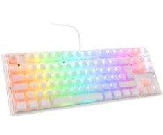 Ducky One 3 Aura Baltas TKL Klaviatūra žaidimams, RGB LED - MX-Raudona