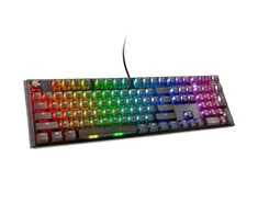 Ducky One 3 Aura Juodas žaidimų klaviatūra, RGB LED – Gateron Baby Kangaroo US išdėstymas