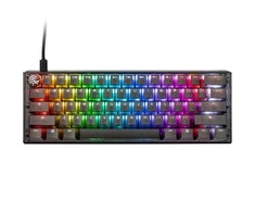 Ducky One 3 Aura Juodas Mini žaidimų klaviatūra, RGB LED – MX-Speed-Sidabrinis US išdėstymas