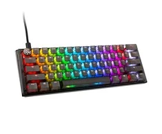 Ducky One 3 Aura Juodas Mini žaidimų klaviatūra, RGB LED – MX-Silent-Raudona US išdėstymas