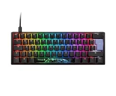 Klaviatūra Ducky Ducky One 3 Classic Juodas/Baltas Mini Klaviatūra žaidimams, RGB LED - MX-Mėlyna
