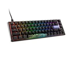 Ducky One 3 Classic Juodas/Baltas SF žaidimų klaviatūra, RGB LED – MX-Speed-Sidabrinis US išdėstymas