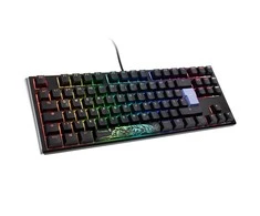 Ducky One 3 Classic Juodas/Baltas TKL Klaviatūra žaidimams, RGB LED - MX-Brown