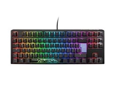 Ducky One 3 Classic Juodas/Baltas TKL Klaviatūra žaidimams, RGB LED - MX-Clear