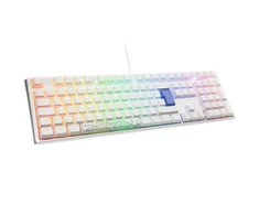 Ducky One 3 Classic Pure Baltas Klaviatūra žaidimams, RGB LED - MX-Clear