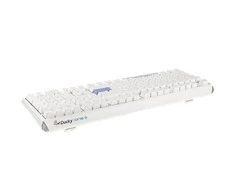 Ducky One 3 Classic Pure Baltas žaidimų klaviatūra, RGB LED – MX-Raudona US išdėstymas