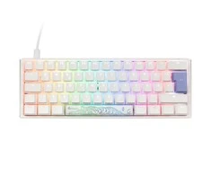 Klaviatūra Ducky Ducky One 3 Classic grynai baltas mini žaidimų klaviatūra, RGB LED - MX-Speed-Sidabrinis