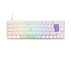 Ducky One 3 Classic Pure Baltas SF Klaviatūra žaidimams, RGB LED - MX-Juodas