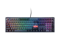Ducky One 3 Cosmic Mėlyna žaidimų klaviatūra, RGB LED – MX-Raudona US išdėstymas