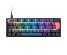 Klaviatūra Ducky Ducky One 3 Cosmic Mėlyna Mini Klaviatūra žaidimams, RGB LED - MX-Silent-Raudona