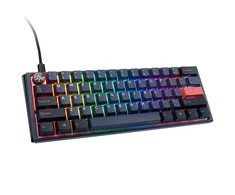 Ducky One 3 Cosmic Mėlyna Mini žaidimų klaviatūra, RGB LED – MX-Mėlyna US išdėstymas