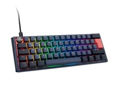 Klaviatūra Ducky Ducky One 3 Cosmic Mėlyna Mini Klaviatūra žaidimams, RGB LED - MX-Speed-Sidabrinis