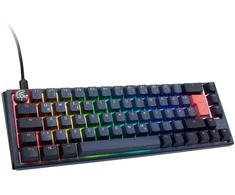 Mėlyna Ducky One 3 Cosmic Mėlyna SF Klaviatūra žaidimams, RGB LED - MX-Ergo-Clear