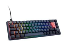 Mėlyna Ducky One 3 Cosmic Mėlyna SF Klaviatūra žaidimams, RGB LED - MX-Speed-Sidabrinis