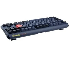Mėlyna Ducky One 3 Cosmic Mėlyna TKL Klaviatūra žaidimams, RGB LED - MX-Ergo-Clear