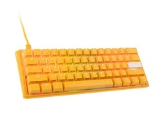 Ducky One 3 Geltona Mini žaidimų klaviatūra, RGB LED – MX-Juodas US išdėstymas