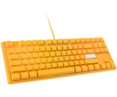 Ducky One 3 Geltona TKL žaidimų klaviatūra, RGB LED – MX-Juodas US išdėstymas