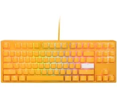 Ducky One 3 Geltona TKL Klaviatūra žaidimams, RGB LED - MX-Raudona (US)