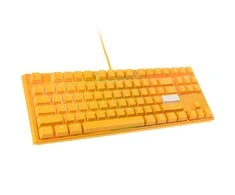 Ducky One 3 Geltona TKL Klaviatūra žaidimams, RGB LED - MX-Clear (US)