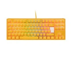 Ducky One 3 geltona TKL žaidimų klaviatūra, RGB LED - MX-red