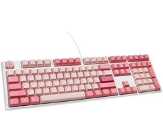 Ducky One 3 Gossamer Rožinė žaidimų klaviatūra – MX-Ergo-Clear US išdėstymas