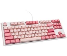 Ducky One 3 Gossamer Rožinė TKL žaidimų klaviatūra – MX-Ergo-Clear US išdėstymas