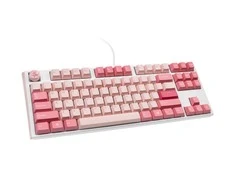 Ducky One 3 Gossamer TKL Rožinė žaidimų klaviatūra – MX-Mėlyna US išdėstymas