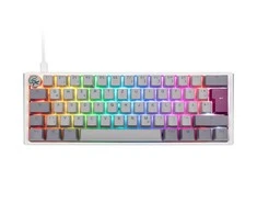 Klaviatūra Ducky Ducky One 3 Mist Pilkas Mini Klaviatūra žaidimams, RGB LED - MX-Raudona