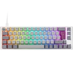 Ducky One 3 Mist Pilkas SF Klaviatūra žaidimams, RGB LED - MX-Ergo-Clear