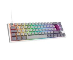 Mėlyna Ducky One 3 Mist Pilkas SF Klaviatūra žaidimams, RGB LED - MX-Mėlyna