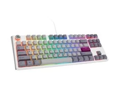 Ducky One 3 Mist Pilkas TKL žaidimų klaviatūra, RGB LED – MX-Mėlyna US išdėstymas