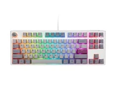 Ducky One 3 Mist Pilkas TKL žaidimų klaviatūra, RGB LED – MX-Speed-Sidabrinis US išdėstymas