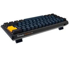 Ducky One 3 Pro Mini Nazca Line Klaviatūra žaidimams, mechanisch, 8.000 Hz, Hot Swap, RGB - Cherry MX2A Speed Sidabrinis, ISO (DE)