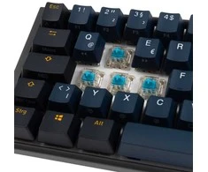 Klaviatūra Ducky One 3 Pro Mini Nazca Line Klaviatūra žaidimams, mechaninė, 8.000 Hz, Hot Swap, RGB - Cherry MX2A Mėlyna, ISO (DE)