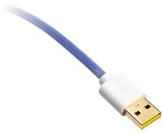 Klaviatūra Ducky Premicord Afterglow Coiled Cable susuktas klaviatūros laidas, USB-C į USB-A – 1,8m