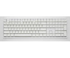 Ducky Zero 6108 Balta Belaidė Klaviatūra Žaidimams su Cherry MX2A Mėlyna switches