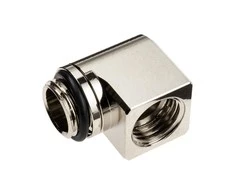 Ek Water Blocks Ek Vanduo Blocks EK Vanduo Blocks EK-Torque Micro Adapteris 90 Degree G1/4 inch Male to G1/4 inch Female – Rotatable, nickel