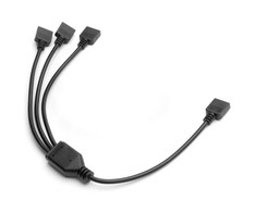Ek Water Blocks Ek Vanduo Blocks EK Vanduo BlocEK Vanduo Blocks EK-Loop D-RGB splitter cable, 3-way – juodas