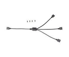 Ek Water Blocks Ek Vanduo Blocks EK Vanduo BlocEK Vanduo Blocks EK-Loop D-RGB splitter cable, 3-way – juodas