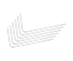 Ek Water Blocks Ek Vanduo Blocks EK Vanduo Blocks EK-Loop Hard Tube 14/10mm Acrylic, bent 90 degrees – 80cm, 6 pieces
